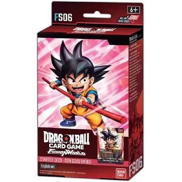 DRAGON BALL SUPER CG FUSION WORLD - SON GOKU (MINI) FS06 STARTER DECK - EN